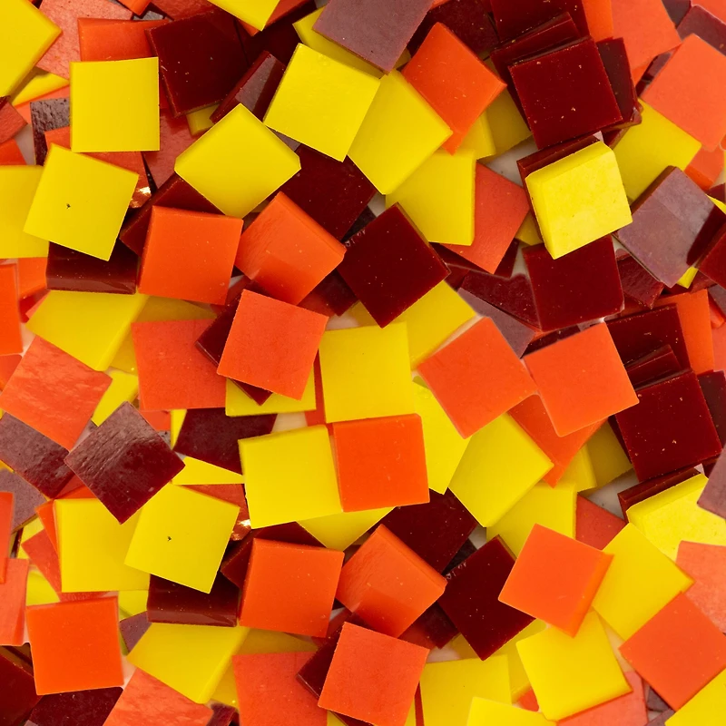 Oceanside Compatible™ Small Opal Mosaic Stained Glass Squares, 8oz.