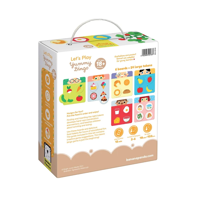 Banana Panda Let's Play Yummy Bingo