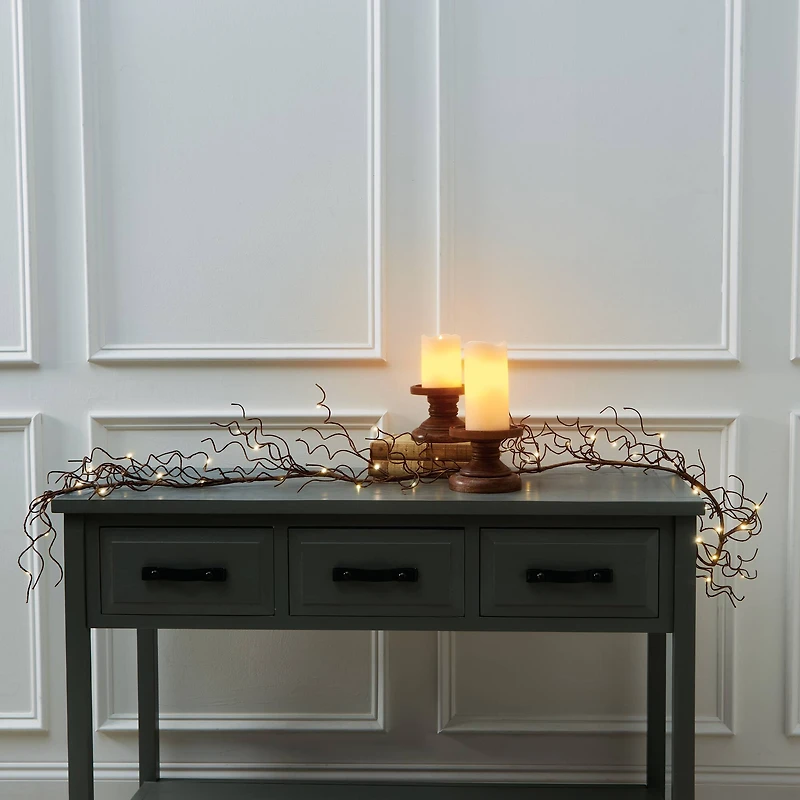 48ct. Amber LED Lighted Branch Garland by Ashland®