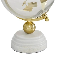 11" Gold Ceramic Glam Globe