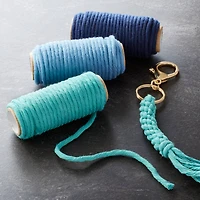 3mm Blue Cotton Macramé Cords by Bead Landing™