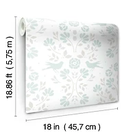 RoomMates Rose Lindo Woodland Peel & Stick Wallpaper