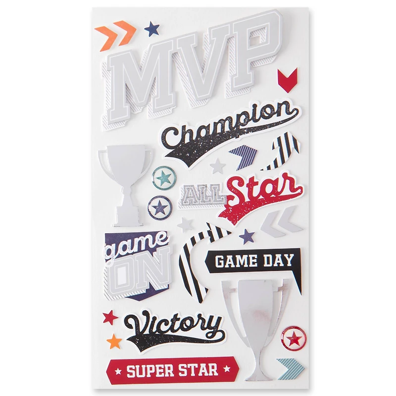M.V.P. Sport Dimensional Stickers by Recollections™