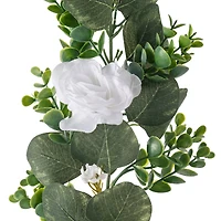 6ft. White Rose Foliage Garland by Ashland®