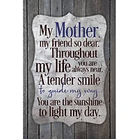 My Mother My Friend So Dear Wood Plaque