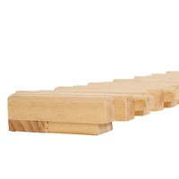 Brown Wooden Stick 7 Hanger Wall Hook