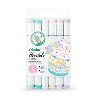 Ohuhu® Honolulu Dual Tip Pastel Alcohol Markers, 6ct.