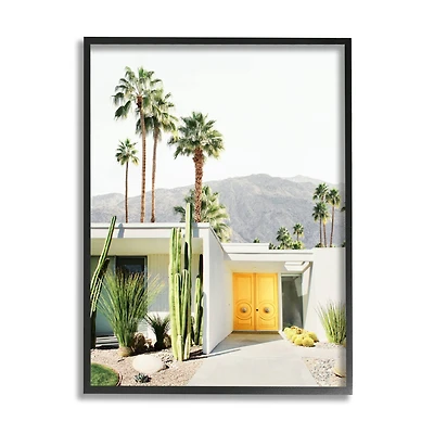 Stupell Industries Palm Springs House Photography Framed Giclee Art