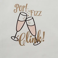 DII® Assorted Pop Fizz Clink! Printed Dishtowel (Set of 2)