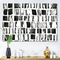 Designart - Abstract Monochrome Bricks