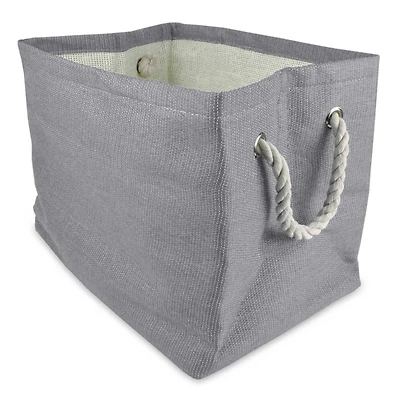 DII® Medium Rectangle Solid Gray Paper Bin