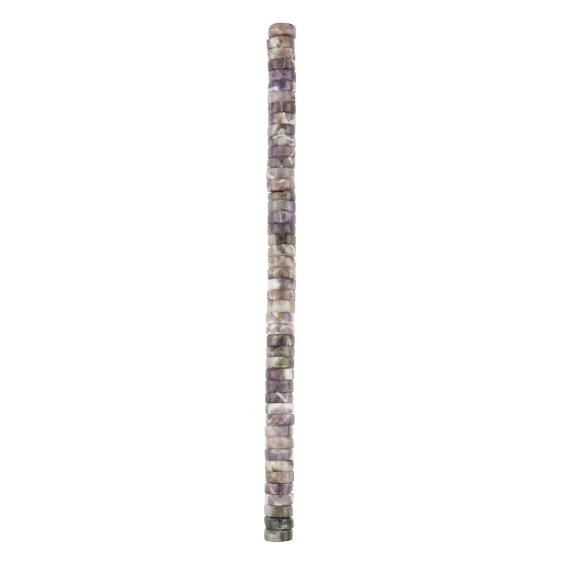 Purple Amethyst Heishi Beads by Bead Landing