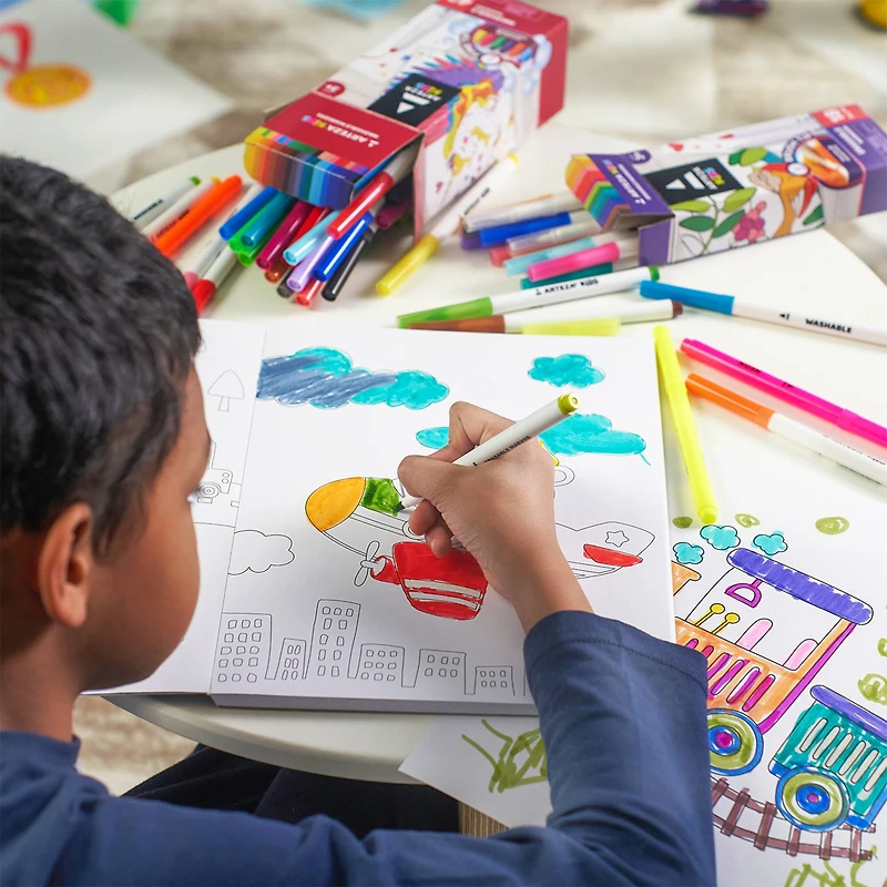 Arteza® Kids Washable Fine Tip Markers Set