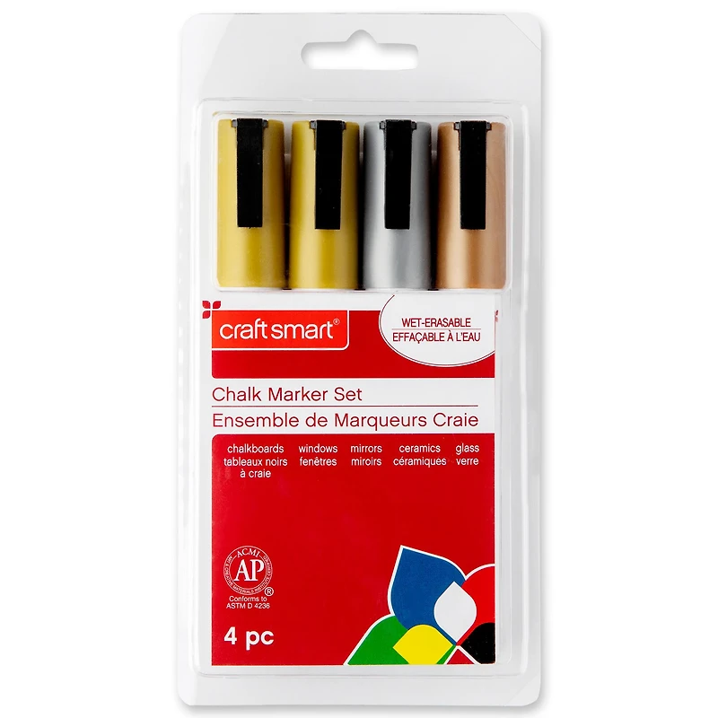 Metallic Chalk Marker Set by Craft Smart®