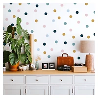 RoomMates Pink, Yellow & Blue Dot Peel & Stick Wall Decals