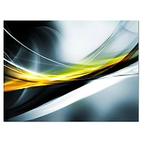 Designart - Glittering Yellow Pattern