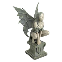 Design Toscano® 17" Large Celtic Fairy's Perilous Perch Garden Statue