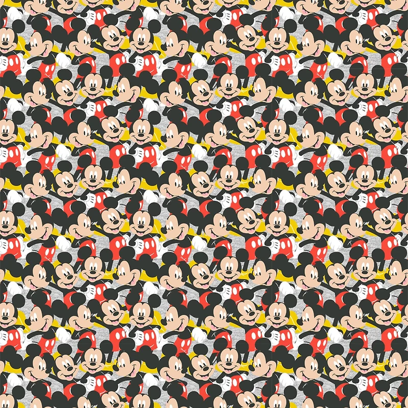 Disney® Mickey Mouse Packed Style Cotton Fabric