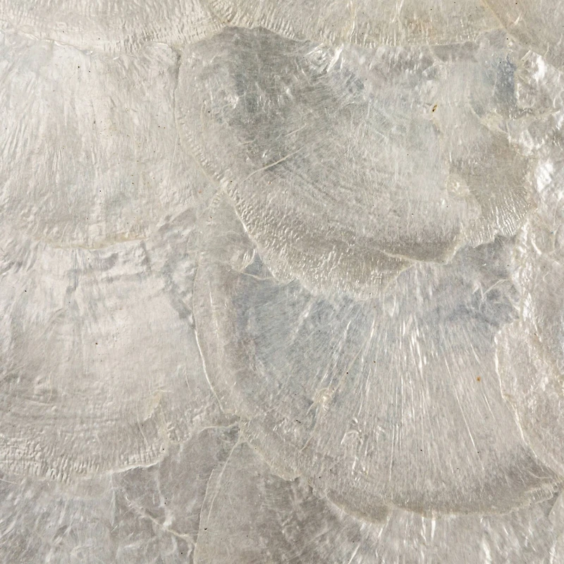 Hello Honey® Black Finish Laminated Capiz Tiered Chandelier