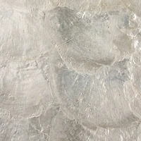 Hello Honey® Black Finish Laminated Capiz Tiered Chandelier