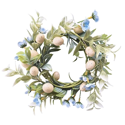 5ft. Blue Blossom & Eggs Coiled Garland by Ashland®