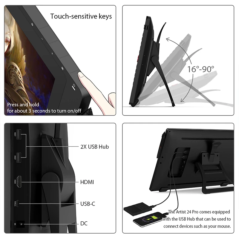 XPPen Artist 24 Pro Drawing Tablet