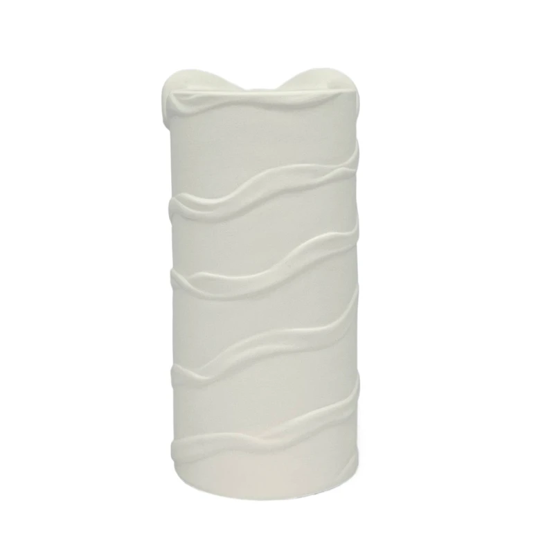 6.5" Ceramic Bow Cylinder Vase by Make Market®