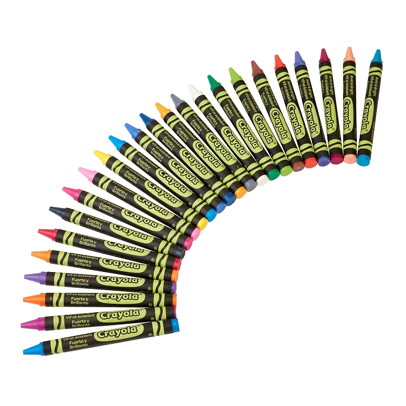 Crayola® Bold & Bright Construction Paper Crayons, 24ct.