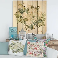 Designart - Beautiful Bouquet With Hudrangea and Roses