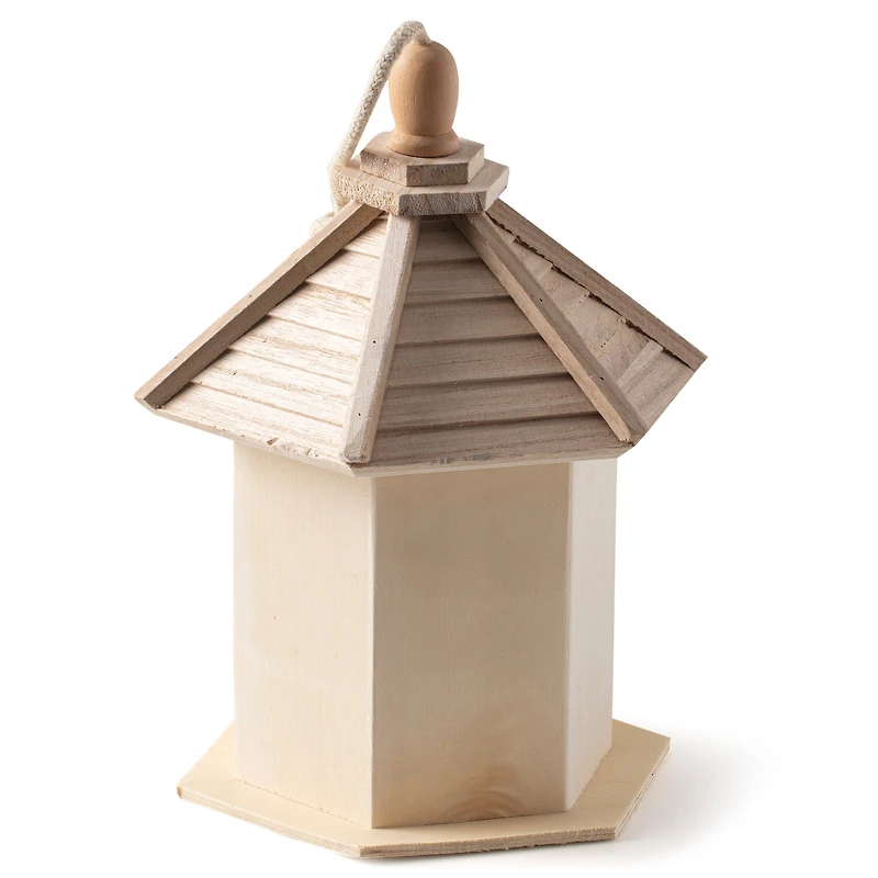 9.5" Wood Gazebo Birdhouse by Make Market®