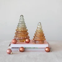 Hello Honey® Amber & Cream Mercury Glass Tree