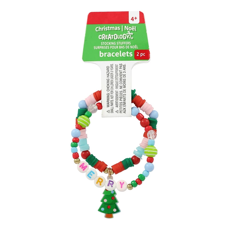Christmas Tree Bead Bracelets by Creatology™