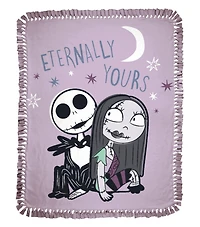 Nightmare Before Christmas 48" Eternally Yours No Sew Fleece Throw Kit