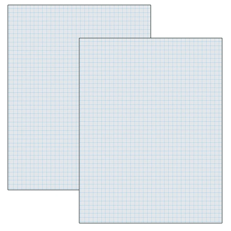 Pacon® White 1/4" Graphing Paper, 2 Packs of 500