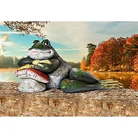 Design Toscano 29" Bert the Flirtatious Frog Garden Toad Statue
