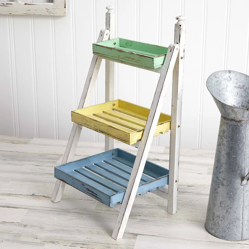 2ft. Farmhouse Decorative Plant Display Stand