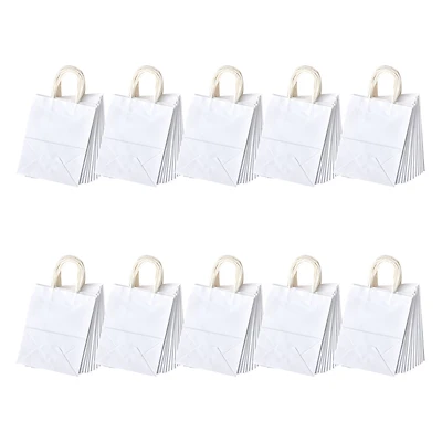 6 Packs: 13 ct. (78 total) Medium White Paper Gift Bags by Celebrate It™