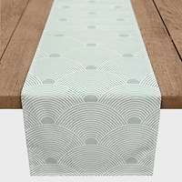 Tranquil Arch Poly Twill Table Runner