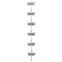 Silver Plated Dragonfly Connectors, 28mm by Bead Landing™