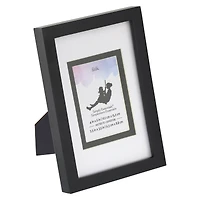 Simply Essentials™ Black Linear Frame with Double Mat by Studio Décor