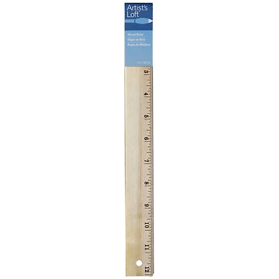 12 Pack: Wood Ruler by Artist's Loft™
