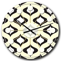 Designart 'Retro Pattern Abstract Design Xiv Mid-Century Modern Wall Clock