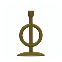 Hello Honey® 15" Green Circle Taper Candle Holder