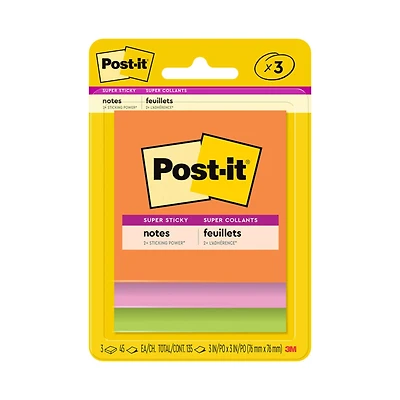 Post-It® Energy Boost Collection Super Sticky Notes