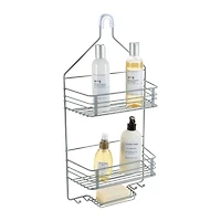 Bath Bliss Gray 2 Tier Shower Caddy