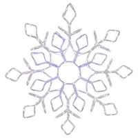 23" Lighted Snowflake Window Silhouette Christmas Decoration