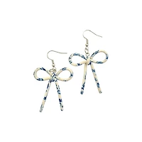 Blue Moon Studio™ Blue & White Acrylic Bow Charms, 2ct.