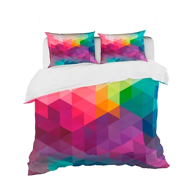Designart 'Abstract Colorful Pattern' Modern Bedding Set