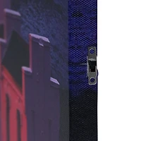 LED Sunset Lighthouse Scene Canvas Wall Art