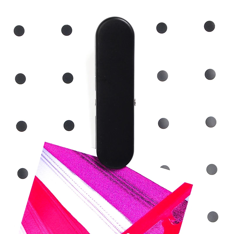 Black Metal Pegboard Clips, 3ct. by Simply Tidy®